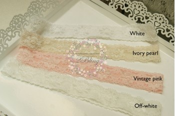 Premade Lace Headband, NB/ Toddler Pack of 5